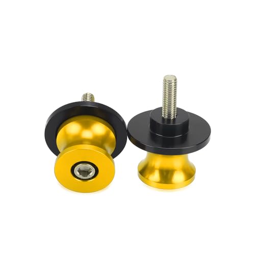 Glissières de bras oscillants M8 en alu anodisé or pour Honda CBR