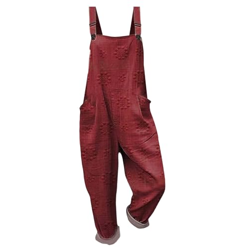 Combinaison ample imprimé floral avec poches pratiques intégrées - 6