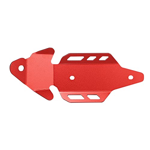 Nicecnc Red Heat Shield Protector Guard Heat Shield Pipe Guard Compatible With Yamaha Yfz450R 2009-2023 2022 2021 2020 2019 2018 2017 2016 2015 Yfz450X 2010-2011 Replacement For 18P-14628-00-00 #TOP7