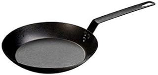 LODGE 25.4 cm / 10 inch Pre-Seasoned Steel Round Skillet/Frying Pan
