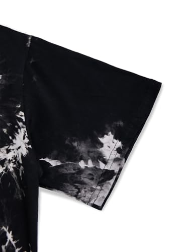 Image of Remidoo Women's Casual Oversized T Shirt Short Sleeve Graphic Tee Letter Tie Dye Shirts