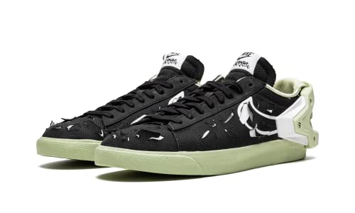 Nike Mens Blazer Low DO9373 001 Acronym Fashion Sneakers - Black/Olive Aura Shoes2
