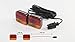 AMCAR 005418 - Juego de 2 pilotos de 4 funciones con cable,...