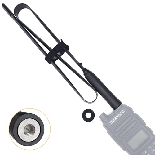 Walkie Talkie Folded CS Tactical Antenna SMA-Male VHF/UHF 144/430Mhz 72cm/28.34inch Aerials for Two Way Radio UV-999 BF-P15UV VX-1R VX-2R