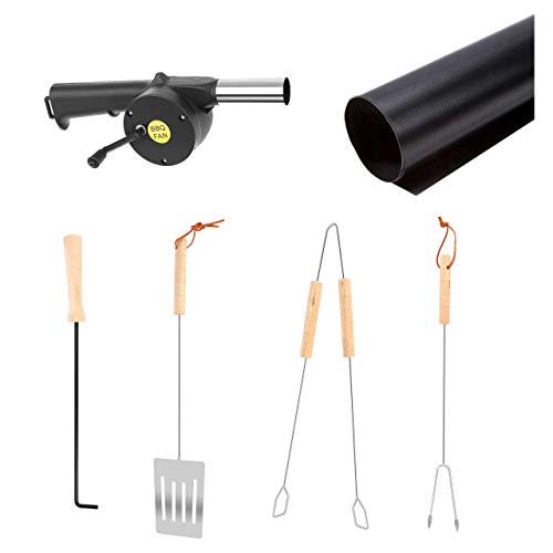 Foto von Dreibein Schwenkgrill Gartengrill Schwarz Holzkohle Tropid Grill 152 cm 9792