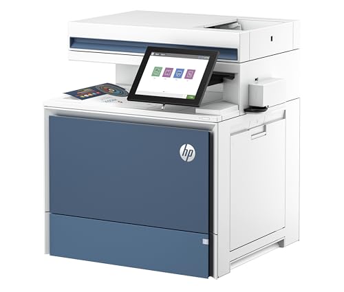 HP Color LaserJet Enterprise MFP 5800f Printer, Print, Scan, Copy, Best for Business (6QN30A)