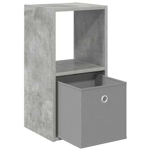 Table d'appoint de chambre étroite gris béton pour salon moderne Lot de 2 - 6