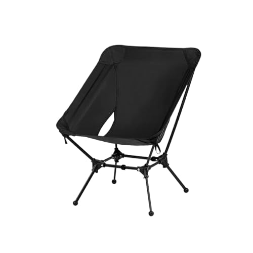 Genérico Silla Plegable portátil de aleación de Aluminio con Forma de Luna, for Pesca al Aire Libre, Camping, Playa