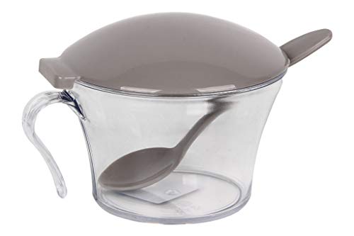 Cofan Azucarero con tapa | Modelo Albahaca | De Polipropileno y Poliestireno | Capacidad de 120 ml