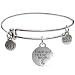 Bangle Bracelet and I Love You To The Moon Charm