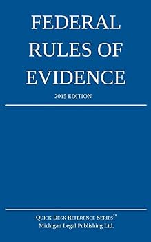 Paperback Federal Rules of Evidence; 2015 Edition Book