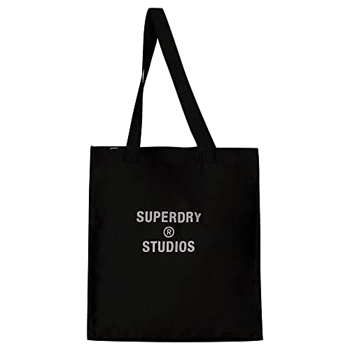 Superdry Mens Studio Shopper, Black Trench Cover