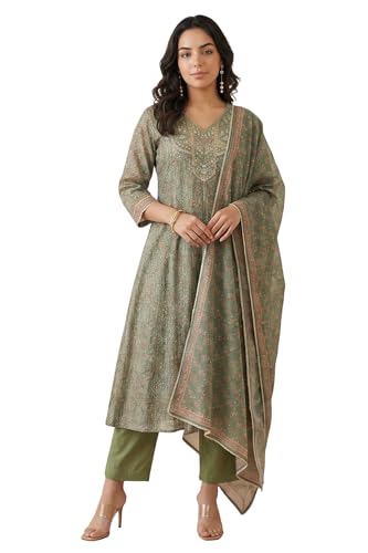 Kurta évasé et pantalon droit W for Woman pour effacer les rondeurs au bureau