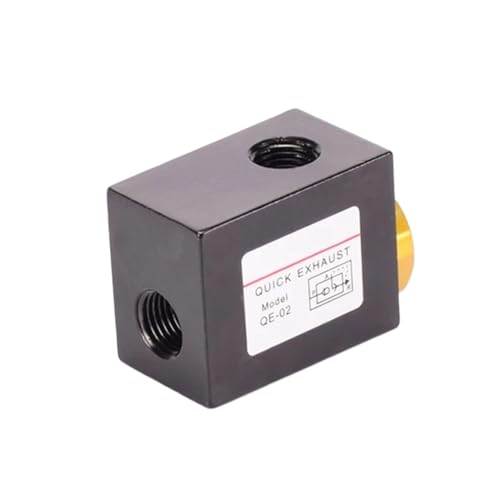 Válvula de escape rápido QE-04 neumática con cuerpo de aluminio de 1/4 BSPT 4