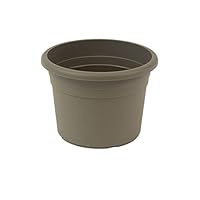 URBNLIVING Pot De Fleurs Rond Simple En Plastique Côtelé