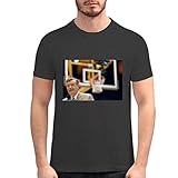 Harding Industries Chick Hearn - Men's Soft Graphic T-Shirt HAI #G720587, Black, Medium