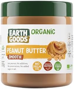 Earth Goods Organic Smooth Peanut Butter Gluten-Free 220g