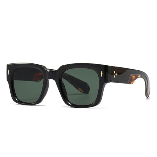 Lunettes de soleil punk à rivets UV400 pour un look urbain et audacieux