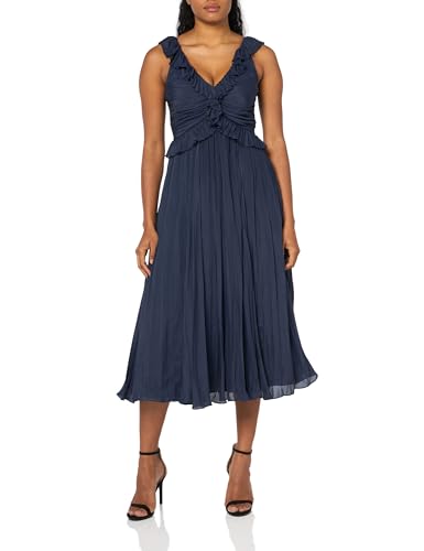 Amazon.com: Cinq a Sept Calloway Dress, Navy, 0 : Clothing, Shoes