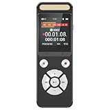 256GB 9216Kbps Digital Voice Recorder - 8684Hrs Recording Storage Voice Activated Recorder with Playback Noise Reduction - Audio Recorder Device for Lectures Meetings Interviews