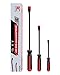 ROTATION Pry Bar Set, Strike Cap Handle, Angled Tip, Rust proof finish, Machanic Tools for prying, scraping, lifting, pulling | 3pcs Hand Tools Set
