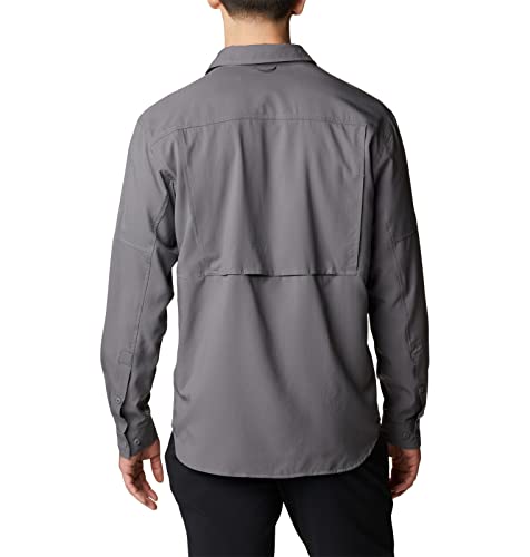 Image of Columbia Men's Silver Ridge Utility Lite Long Sleeve, City Grey, X-Small