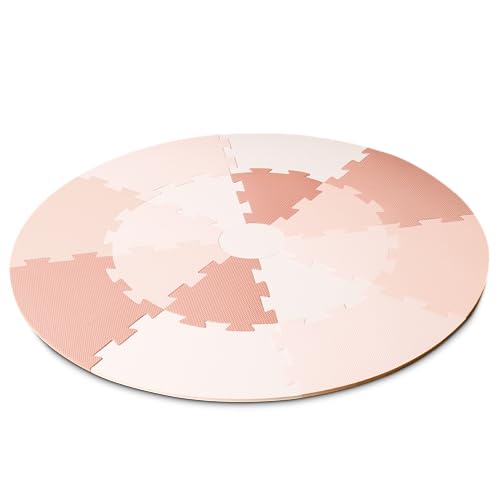 Alfombras Redondas 120 Rosa Marca BEELOOM