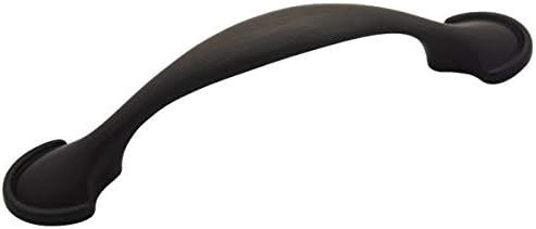 Cosmas 10 Pack 6632ORB Oil Rubbed Bronze Cabinet Hardware Handle Pull - 3" Inch (76mm) Hole Centers