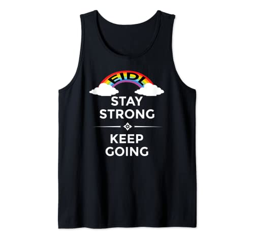 EIDL Stay Strong Keep Going Rainbow Grant Advance SBA Cares Tank Top