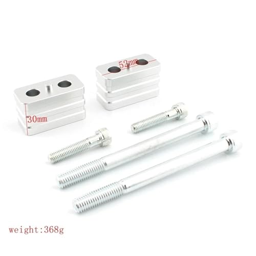 Elevadores de manillar 30mm para BMW R1200GS para evitar dolor lumbar 2