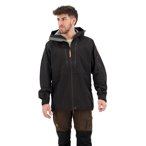 Preisvergleich Produktbild Fjällräven Herren Keb Eco-Shell Outdoorjacke, Schwarz, M