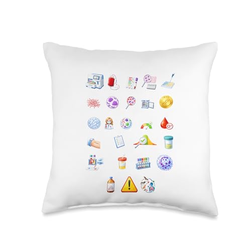 Medical Laboratory Alphabet Science Lab The Lab Week Throw Pillow