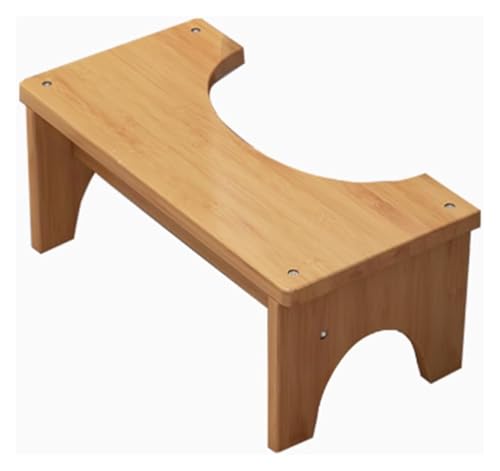 Taburete para el inodoro portátil, reposapiés de baño ergonómico y resistente 2