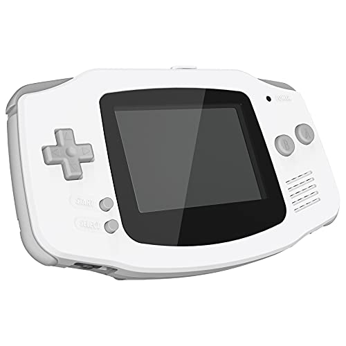 Image of IPS Ready Upgraded eXtremeRate White Replacement Shell Full Housing Cover & Black Screen Lens for Gameboy Advance - Compatible with Both IPS & Standard LCD - Without Console & IPS Screen