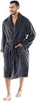 Fruit of the Loom En peluche solide pour hommes RobeBathrobe
