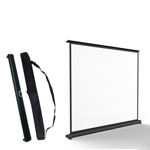 Pantalla portátil retráctil 50" 4:3 para proyector miniatura 1