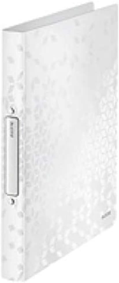 Leitz 4 Ring Binder, Holds up to 190 Sheets, Wow Range, 25 mm Spine, 42580095 - A4, Black