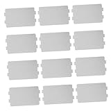 CLISPEED 12 Blatt Teiliges Hitzebeständiges Mica isolierblech für Mikrowelle Ölresistente Feuerfeste Dämmplatte Langlebig und Vielseitig Einsetzbar für Haushalts Hotelgeräte