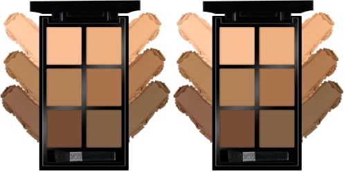Image of Colors Queen Contour & Bronzer Palette | Matte Finish & Long Lasting Formula | Easy to Blend, Creamy Texture, Lightweight Contour and Bronzer Palette for Face Makeup (Shade - 02, 17g) (Pack of 2)