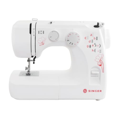 Image of SINGER 1310 Automatic Zig Zag Electric Sewing Machine | 10 Built-in Stitches & 22 Stitch Functions | Powerful 60 W Motor | 4-Step Buttonhole | Length Dial | LED Light | Metal Frame | 2 Years Warranty