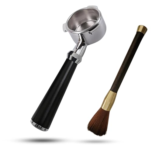 Espresso Bottomless Portafilter 54mm – Compatible with Breville Barista Express