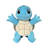 Pokémon Mochila de Peluche Pequeña Infantil Soft Plush Backpack Bolso de Felpa Suave Correas Ajustables Modelo Squirtle Color Azul