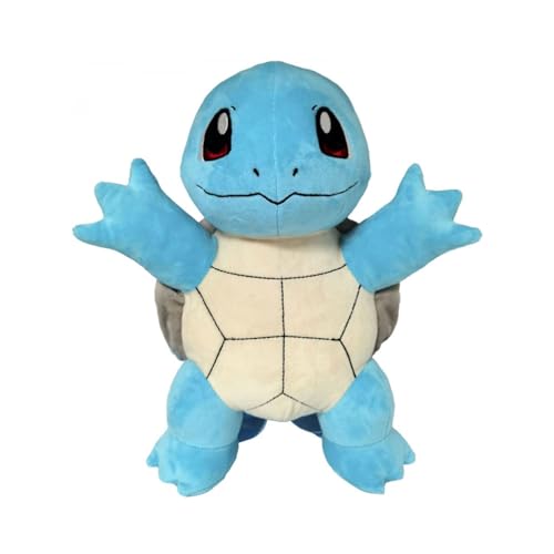 Pokémon Mochila de Peluche Pequeña Infantil Soft Plush Backpack Bolso de Felpa Suave Correas Ajustables Modelo Squirtle Color Azul
