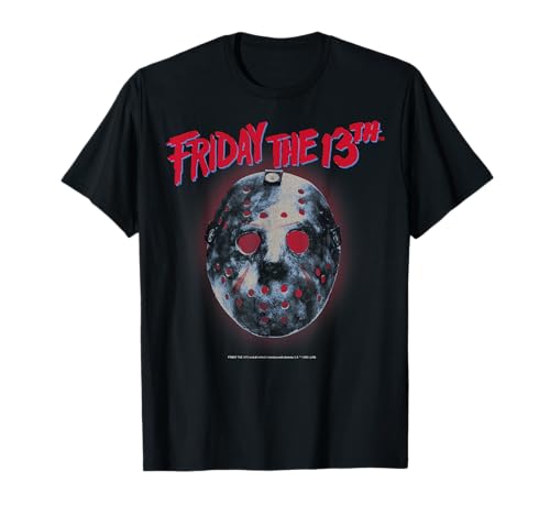 Friday The 13th Jason Mask Logo T-Shirt