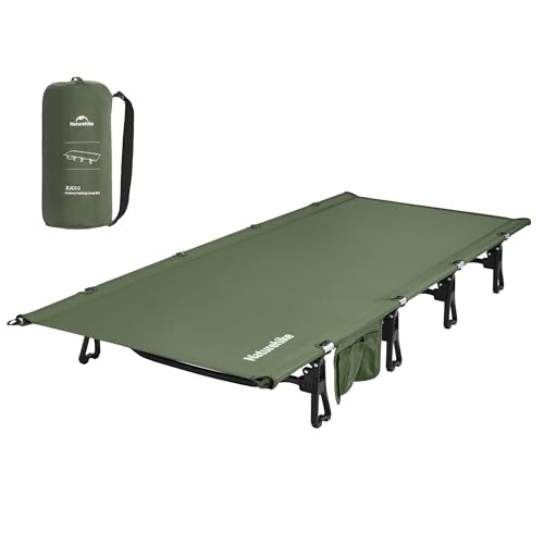 Naturehike Extra Wide GreenWild Camping Cot, Folding Lightweight Camp Cot Bed, Portable Sleeping Bed...