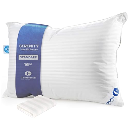Continental Bedding | Serenity Goose Down Pillow | 700 Fill