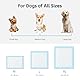 Nanipets® Trainingspad für Hunde Welpenunterlagen, Superabsorbierendes & Auslaufsichere Wickelunterlagen, 60 x 90 cm Extra Große, Dicke Pet Pads, 20 Stück