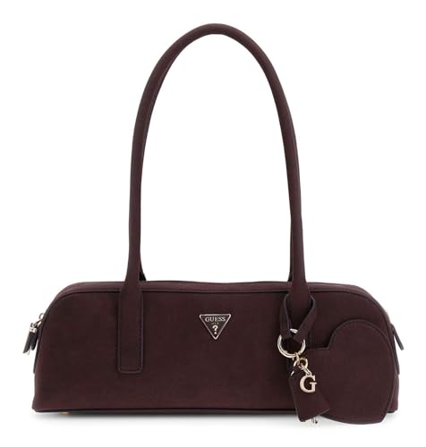 Sac à main GUESS Isobel Small Shoulder Satchel marron foncé Espresso