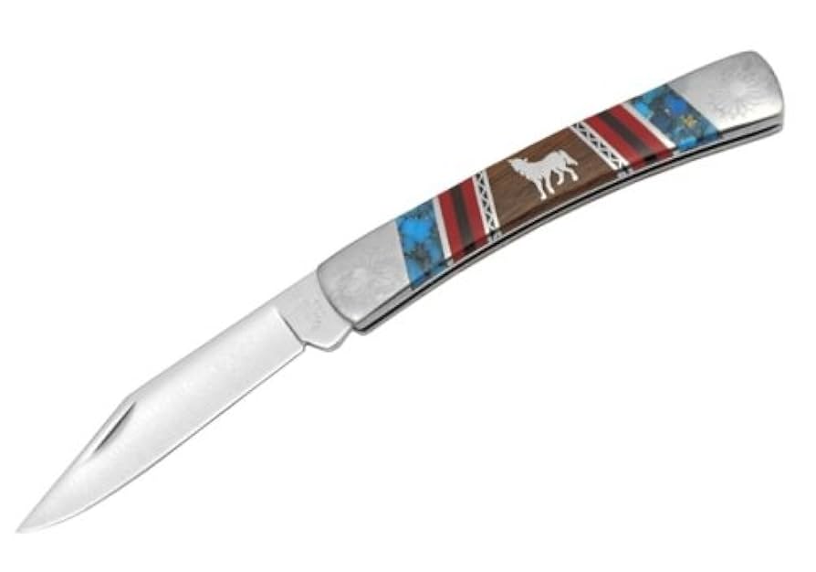 Amazon.co.jp: バックナイフ BUCK 704Y イエローホース コヨーテ