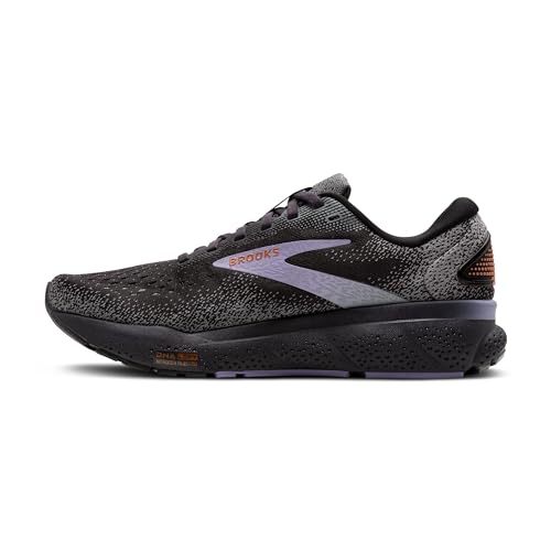 Brooks Women’s Ghost 16 Neutral Running Shoe - Ebony/Lavender/Copper - 5.5 Medium
